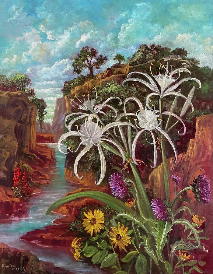 Wildflowers We have known   Second rendition Painting by Rand Burns