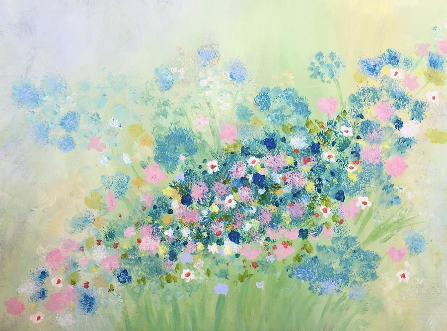 Wildlife Meadow  Painting by Barbara Magor