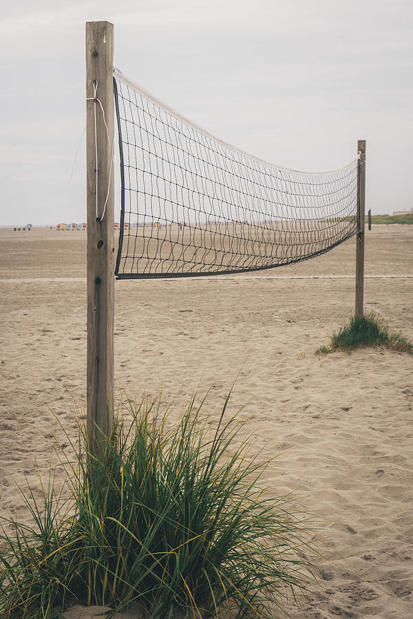 Wildwood Beach Volley Ball Net Photograph by Jason Fink