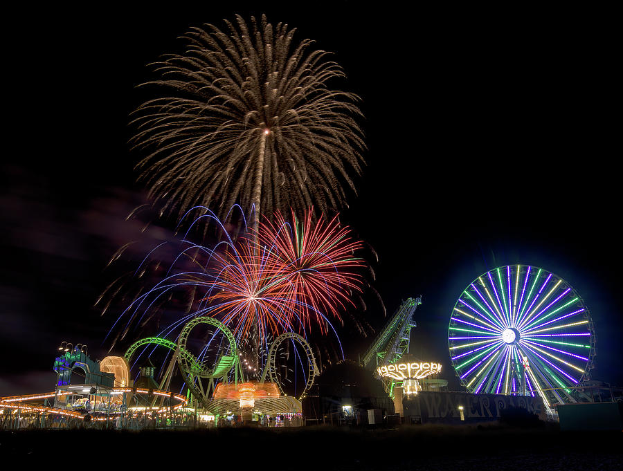 Wildwood Fireworks Summer of 2019 Photograph by Scott Miller - Fine Art ...