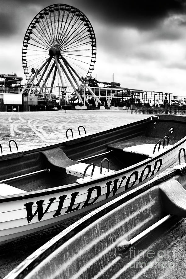Wildwood Lifeguard Boats Profile Photograph by John Rizzuto