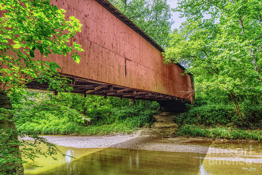 Wilkins Mill Covered Bridge Photograph by Jennifer White