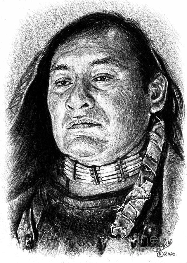 Will Sampson Drawing by Andrew Read