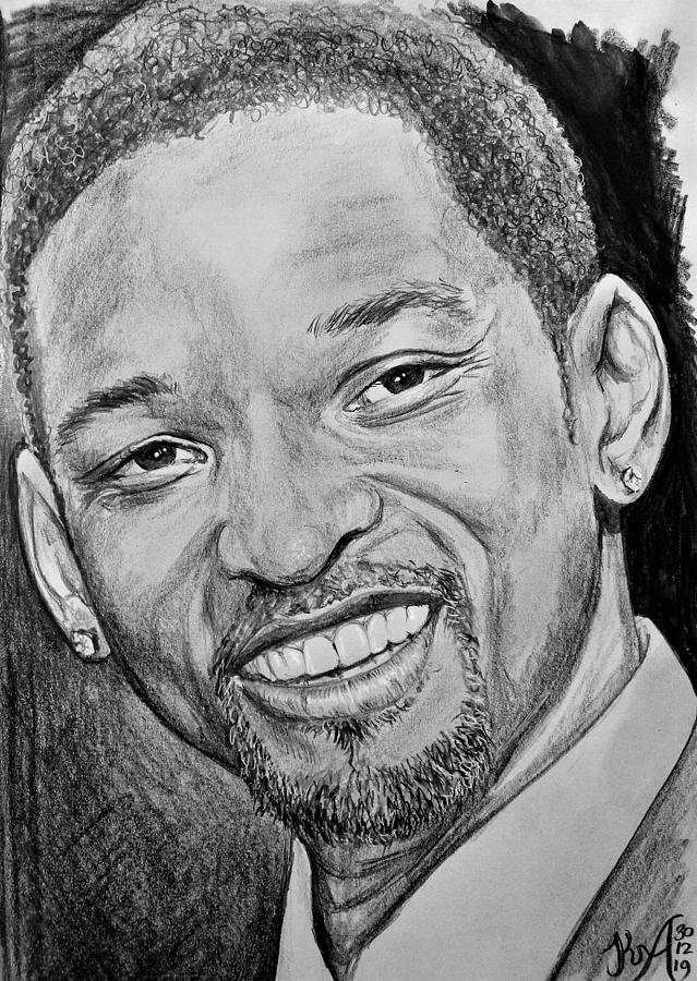 Will Smith Drawing by Jenny Scholten van Aschat - Pixels