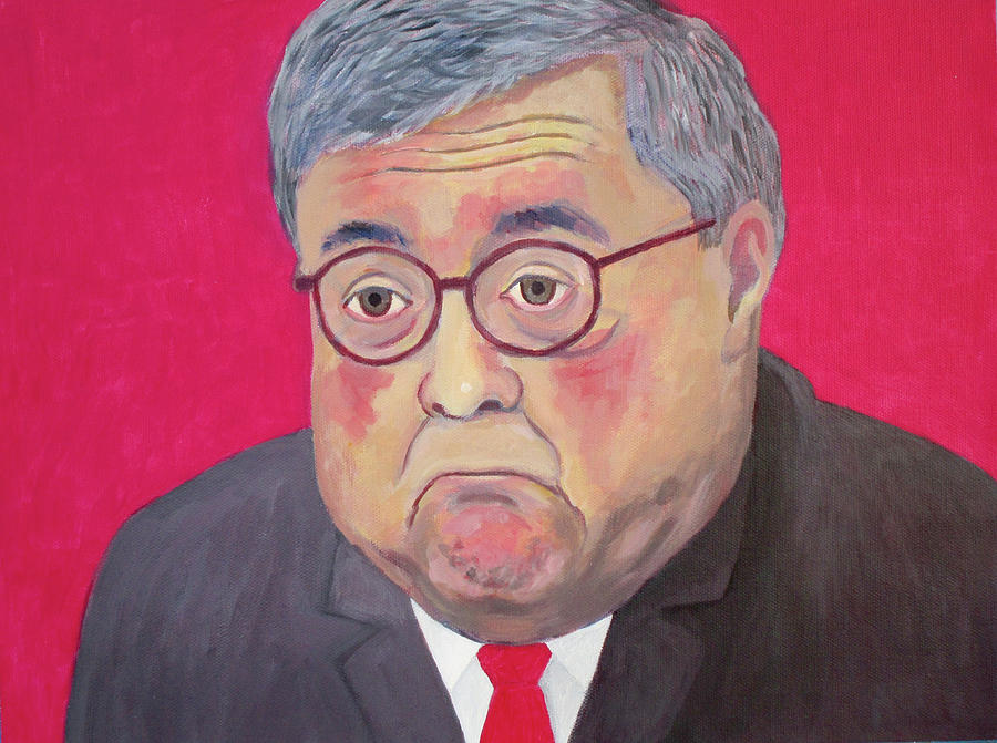 Bill Barr Painting by Kazumi Whitemoon