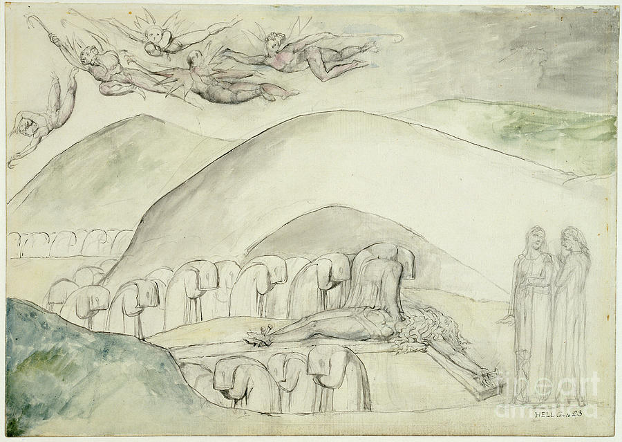 William Blake's illustrations to Dante's Divine Comedy