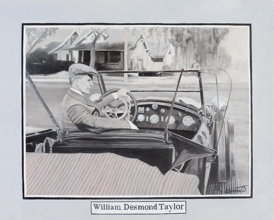 Hollywood Painting - William Desmond Taylor by Barbara Barber