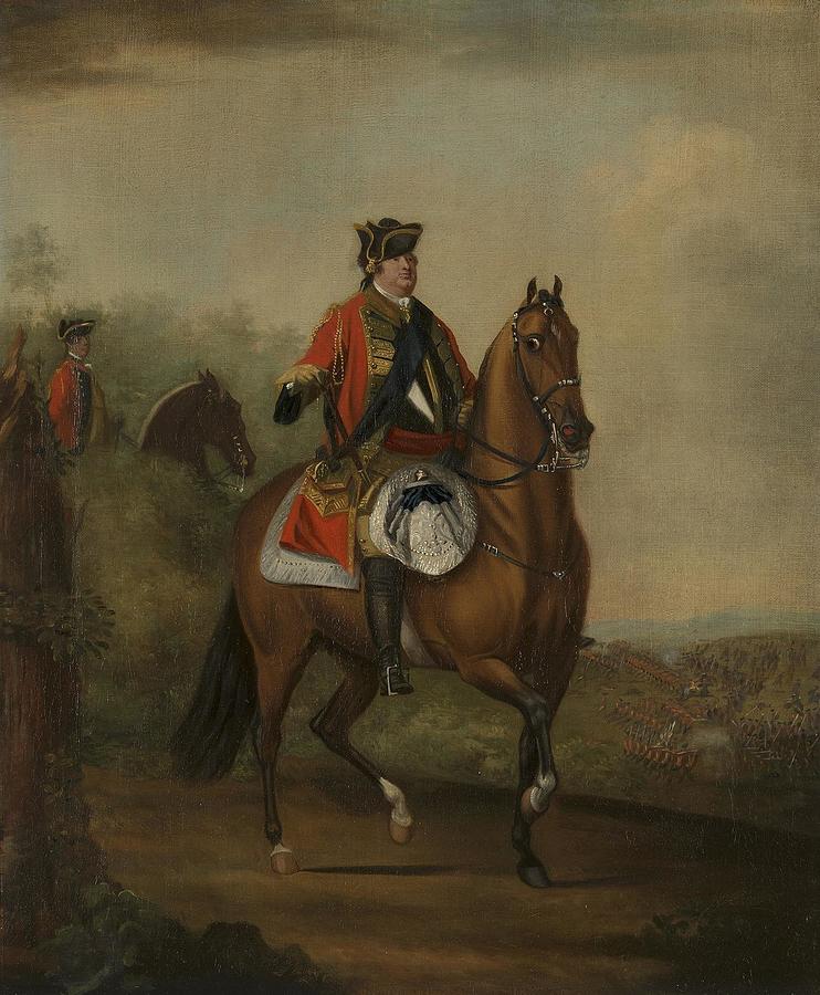 William Duke of Cumberland 1721-1765 Painting by David Morier - Fine ...