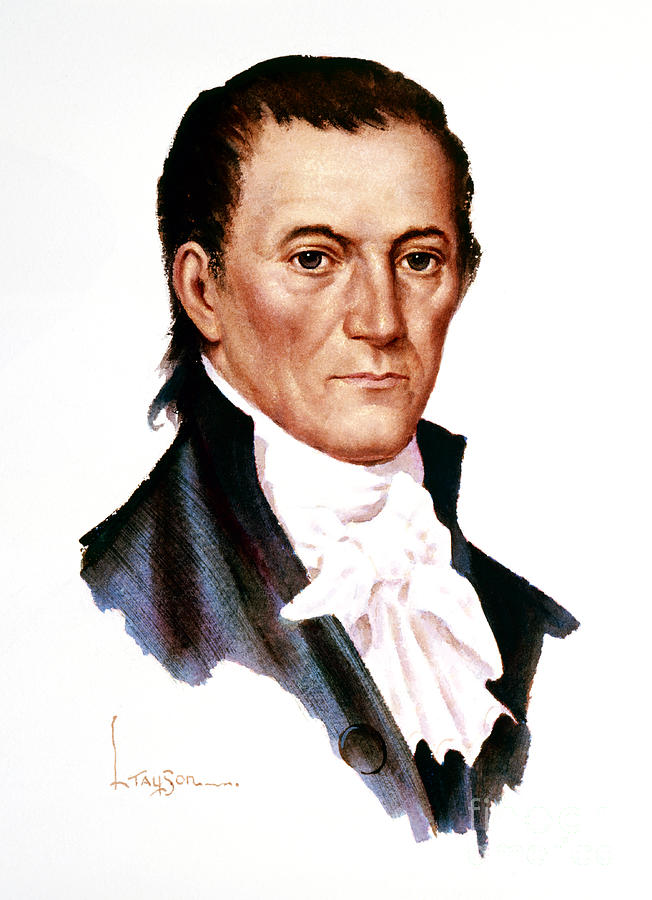 William Few - Signers Of The U.S. Constitution Painting by Lyle Tayson