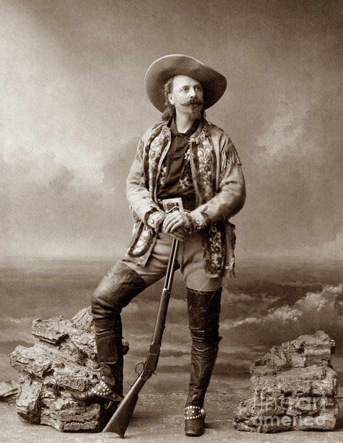 William Frederick Cody, Known as Buffalo Bill Photograph by American School