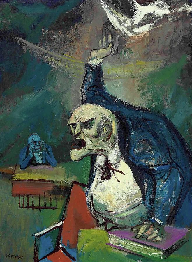 William Gropper The Politician Painting By Dan Hill Galleries Fine   William Gropper The Politician Dan Hill Galleries 