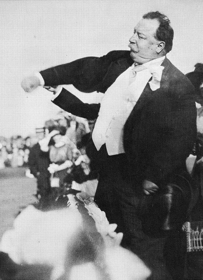 William H Taft First First Ball 1910 Photograph by Transcendental Graphics