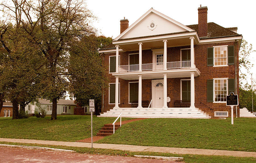 William Harrison Home at Vincennes Indiana 2 Photograph by Bob Pardue