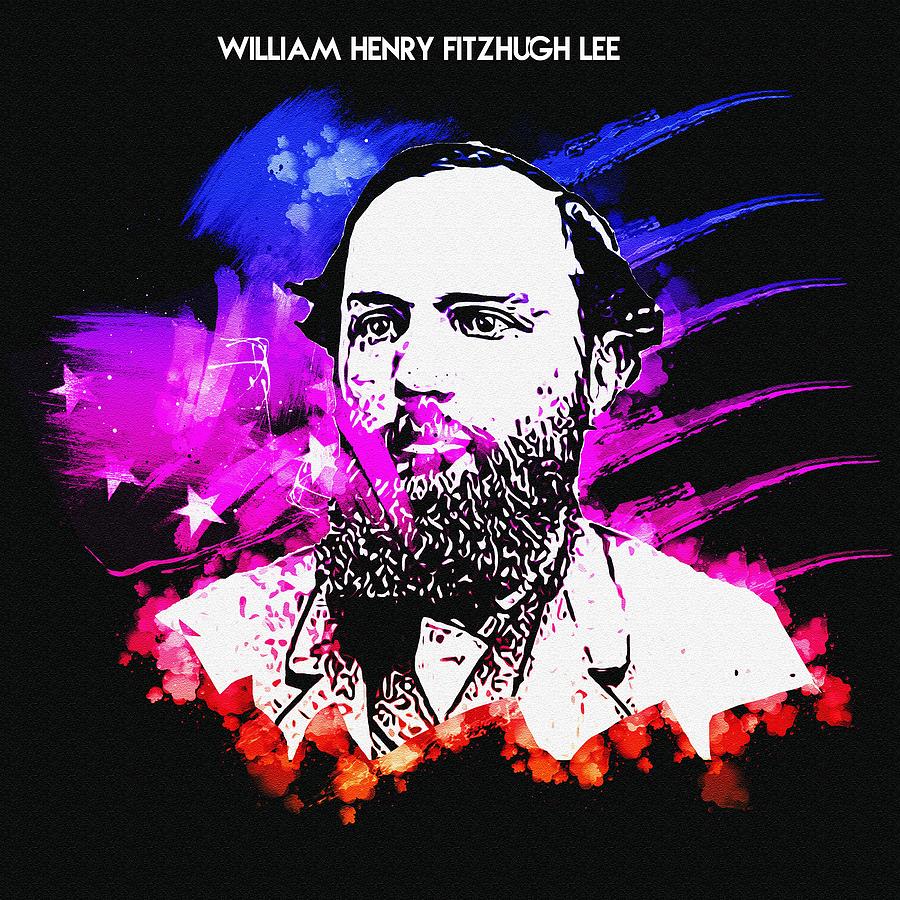 William Henry Fitzhugh Lee Digital Art by Walter Florine Pixels