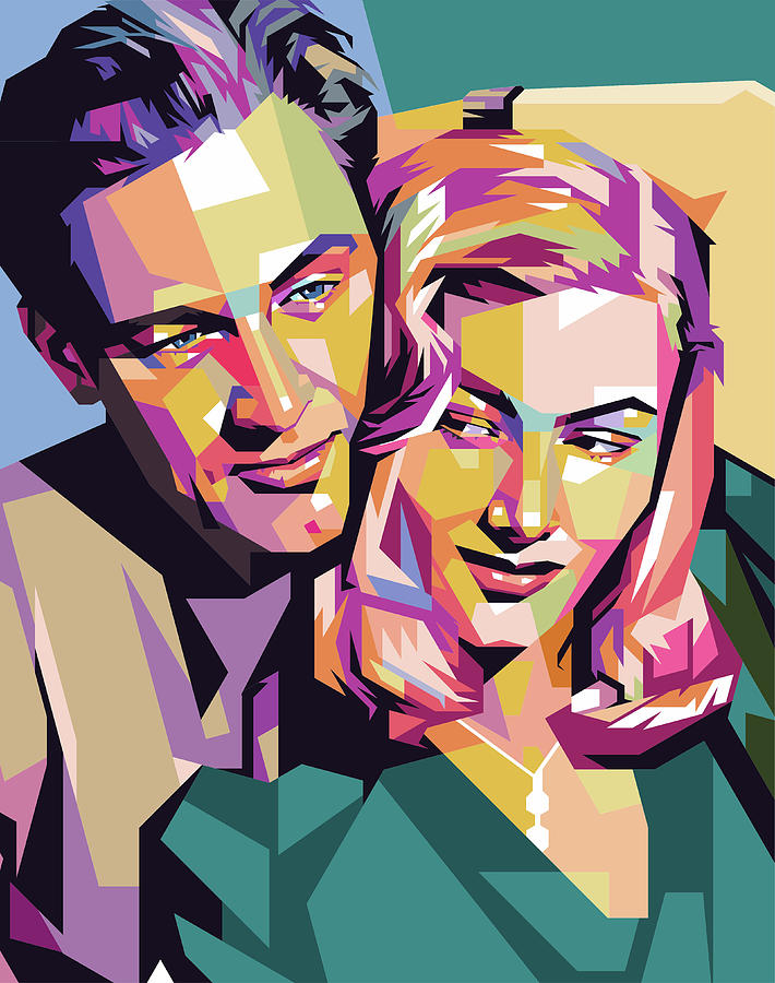 William Holden and Veronica Lake Digital Art by Movie World Posters