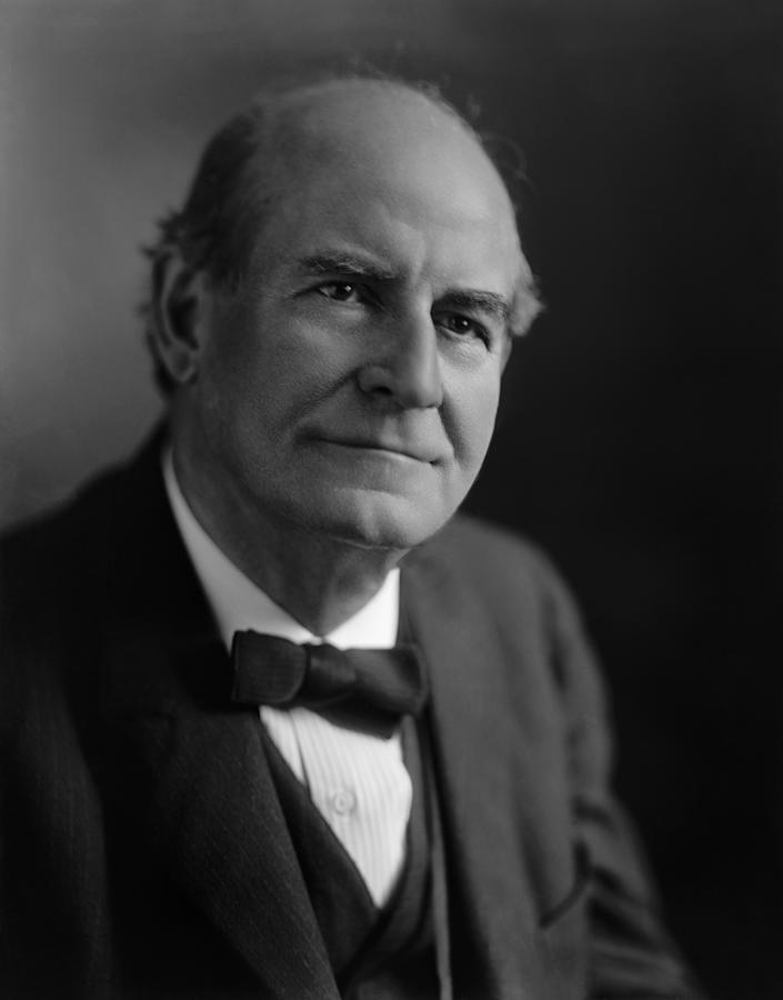 William Jennings Bryan Portrait - Circa 1920 Photograph by War Is Hell Store