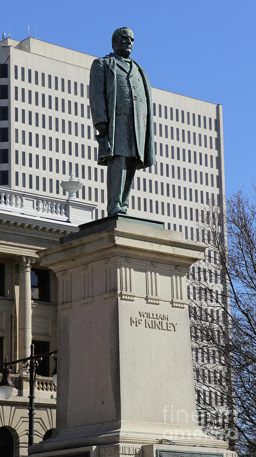 William McKinley Statue Lucas County Courthouse Toledo Ohio 3725 Photograph by Jack Schultz