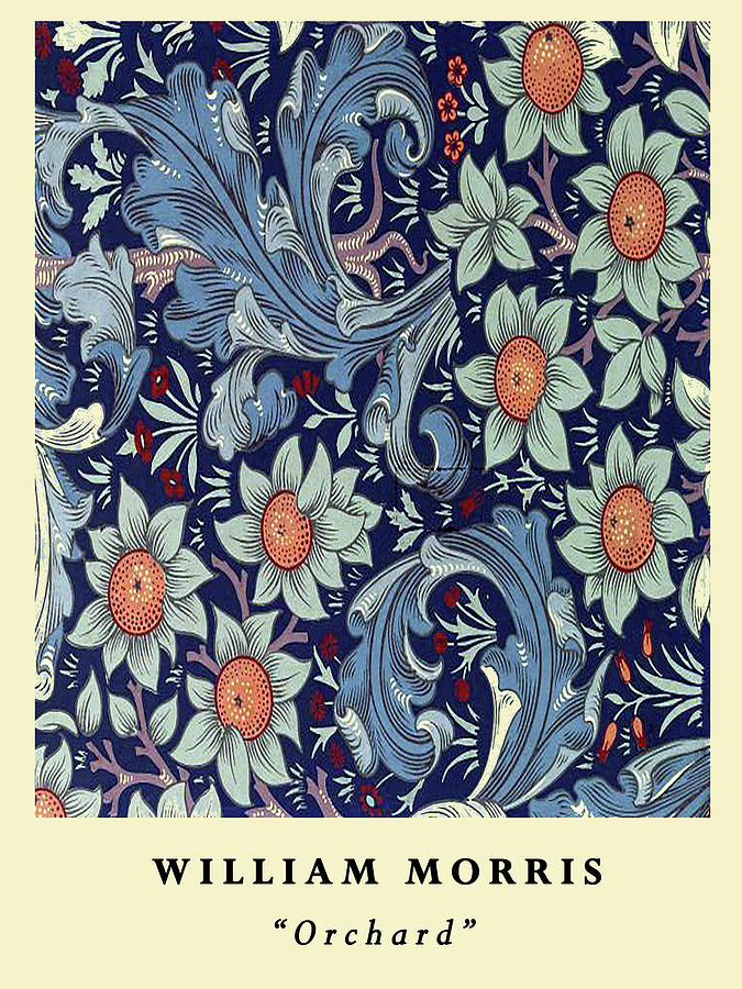 William Morris Orchard Painting by Ipsita Das | Pixels