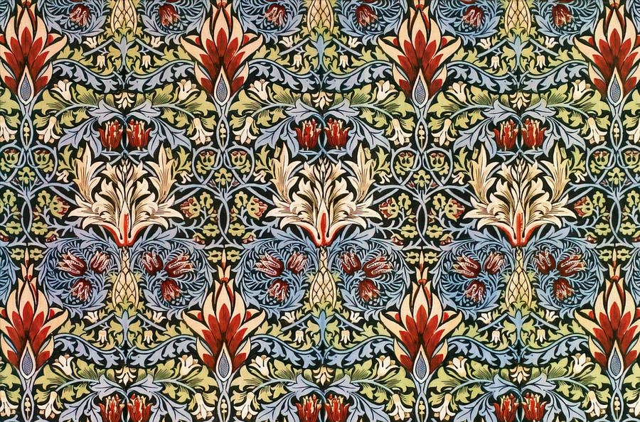 William Morris Snakeshead famous pattern. Original from The Birmingham ...