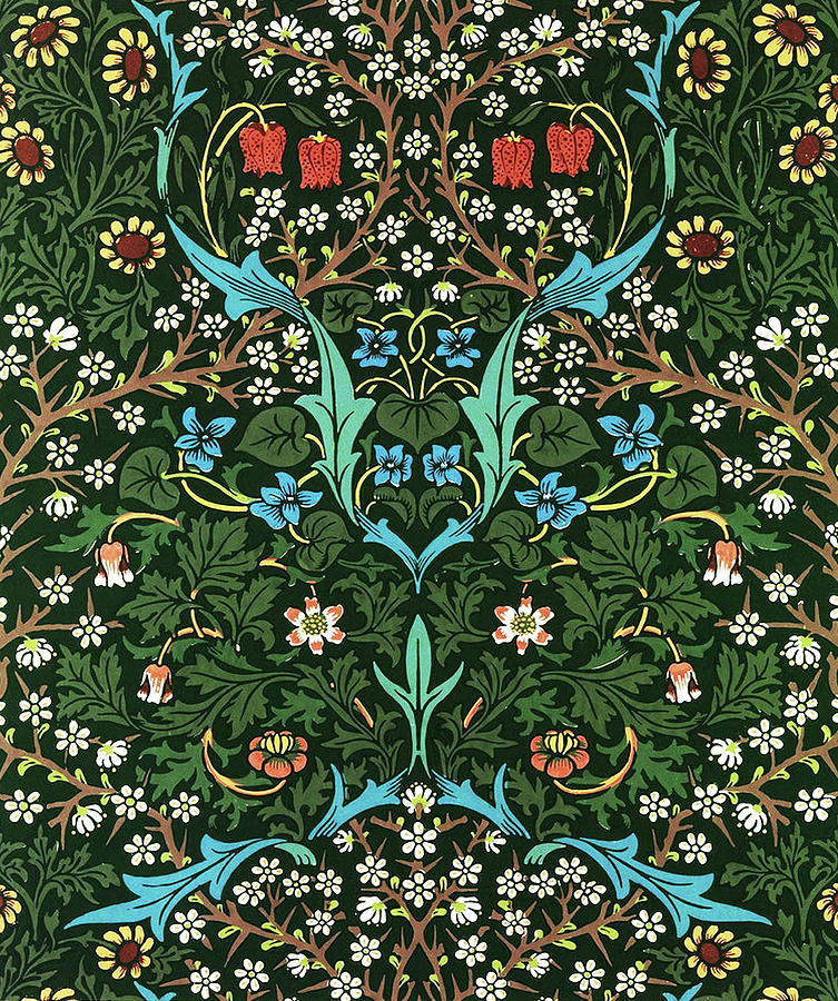 William Morris. Tulip. Digital Art by Tom Hill - Fine Art America