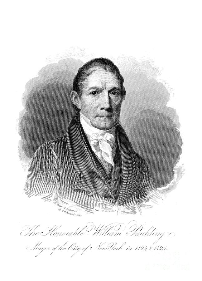 William Paulding Jr. Drawing by Asher Brown Durand