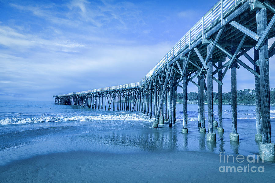 Pier Photograph - William Randolph Hearst Memorial State Beach by Colin and Linda McKie