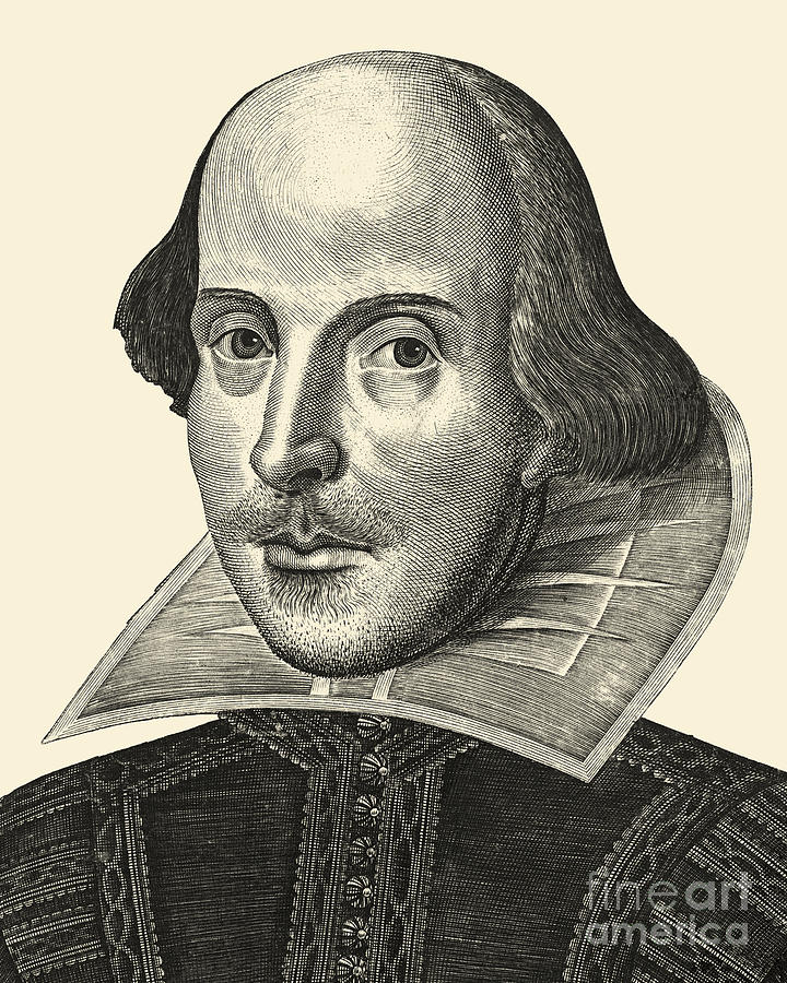 William Shakespreare Digital Art by Madame Memento