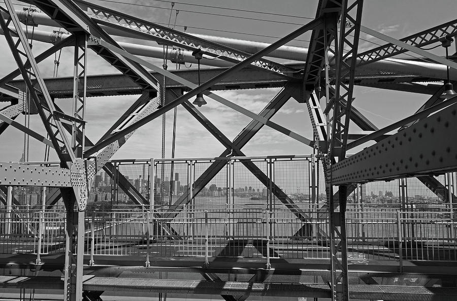 Williamsburg bridge New York Skyline Black and White Photograph by Toby McGuire