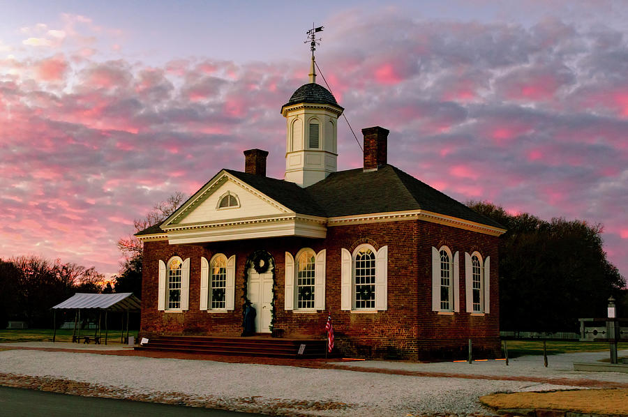 Williamsburg Colonial Courthouse Photograph by Norma Brandsberg