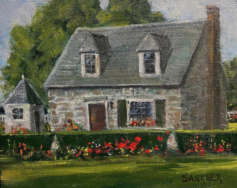 Williamsburg House Painting by Robert Sankner