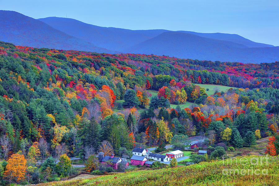 Williamstown Massachusetts with Mount Greylock Photograph by Denis ...