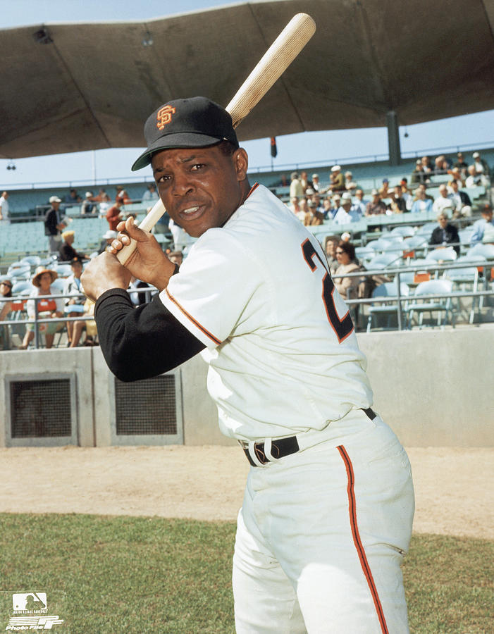 Willie Mays Photograph by Photo File