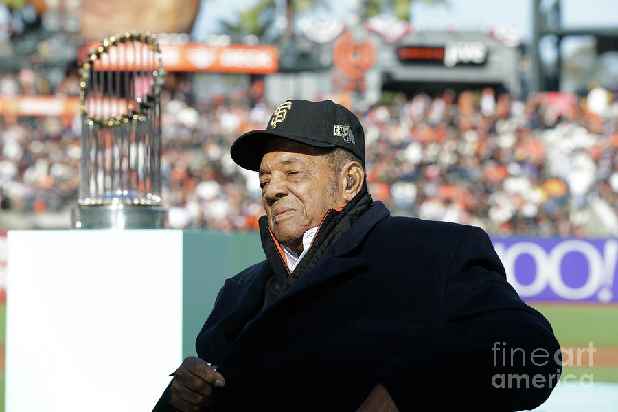 Willie Mays Photograph by Pool