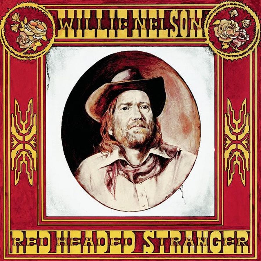 Willie Nelson 1975 red headed stranger Poster Music Album Cover Poster ...