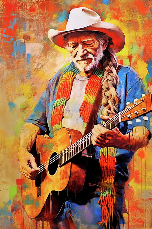 Willie Nelson Art Always On My Mind Mixed Media by The Rocker Chic ...