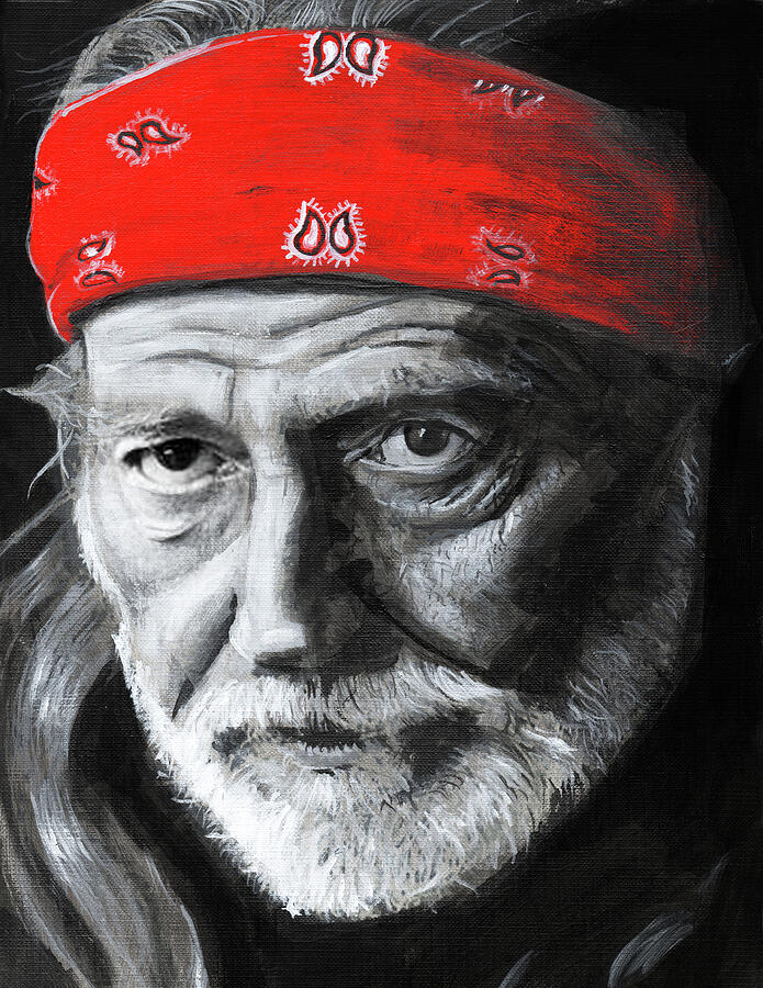 Willie Nelson Painting by Charles Bickel Willie Nelson Painting by Charles Bickel