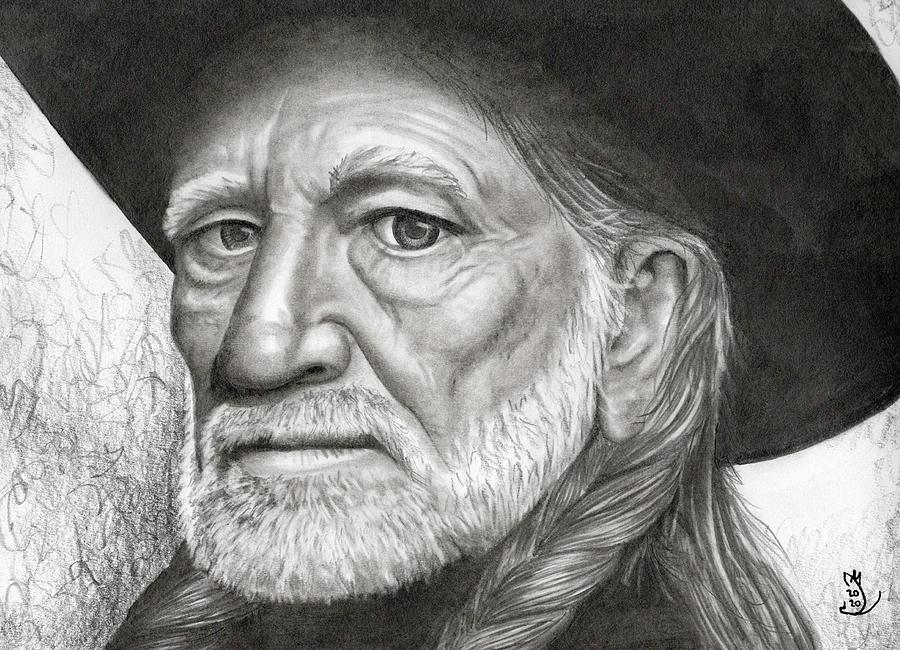 Willie Nelson Drawing by David MacDonald | Pixels