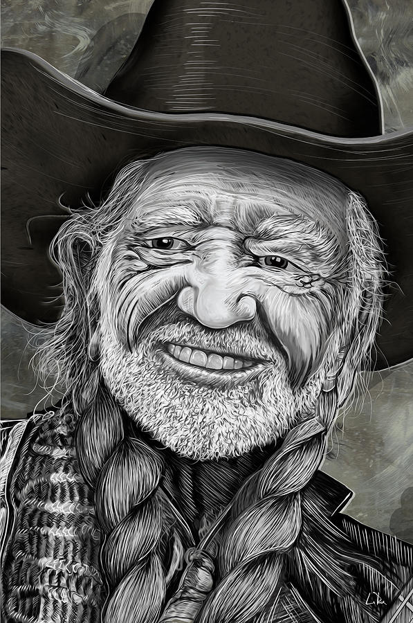 Willie Nelson Mixed Media