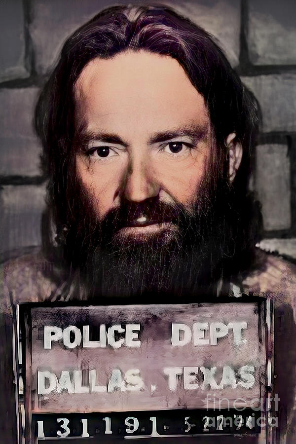 Willie Nelson Mugshot 20230609 Photograph by Wingsdomain Art and Photography