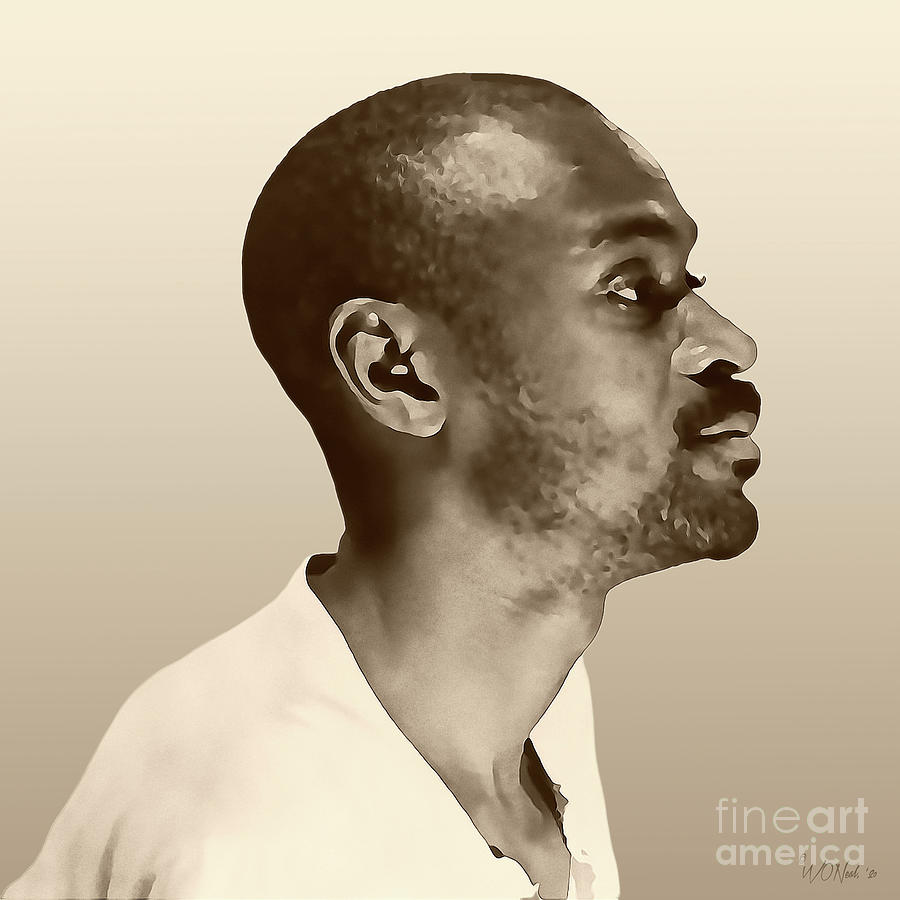 Portrait Digital Art - Willie, No. 5 by Walter Neal