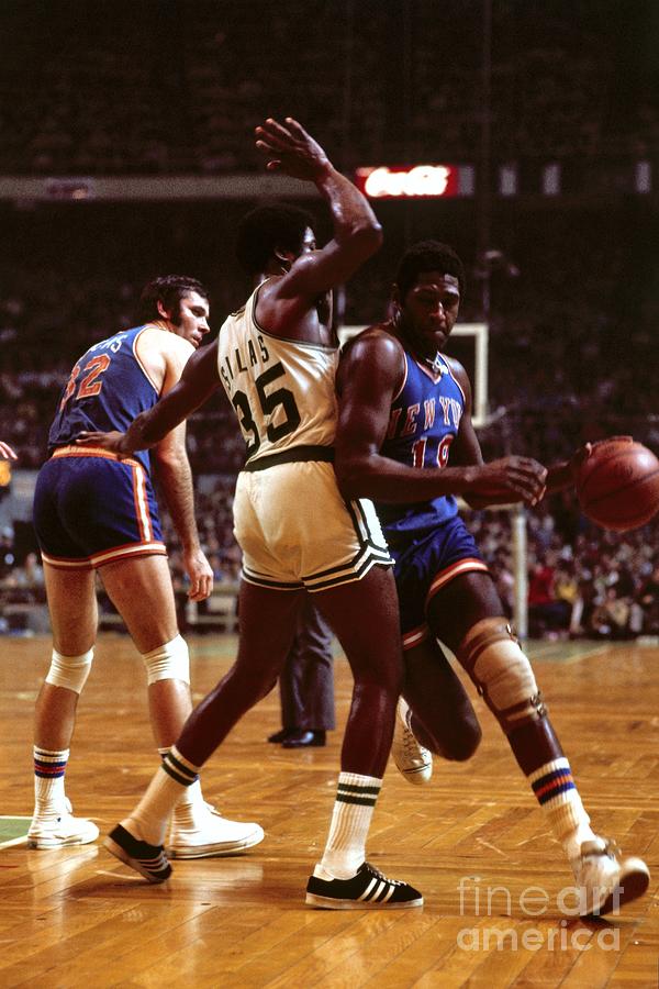 Willis Reed and Paul Silas Photograph by Dick Raphael