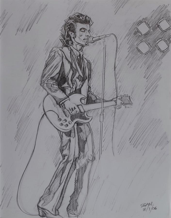 Willy DeVille - Steady Drivin Man Drawing by Sean Connolly