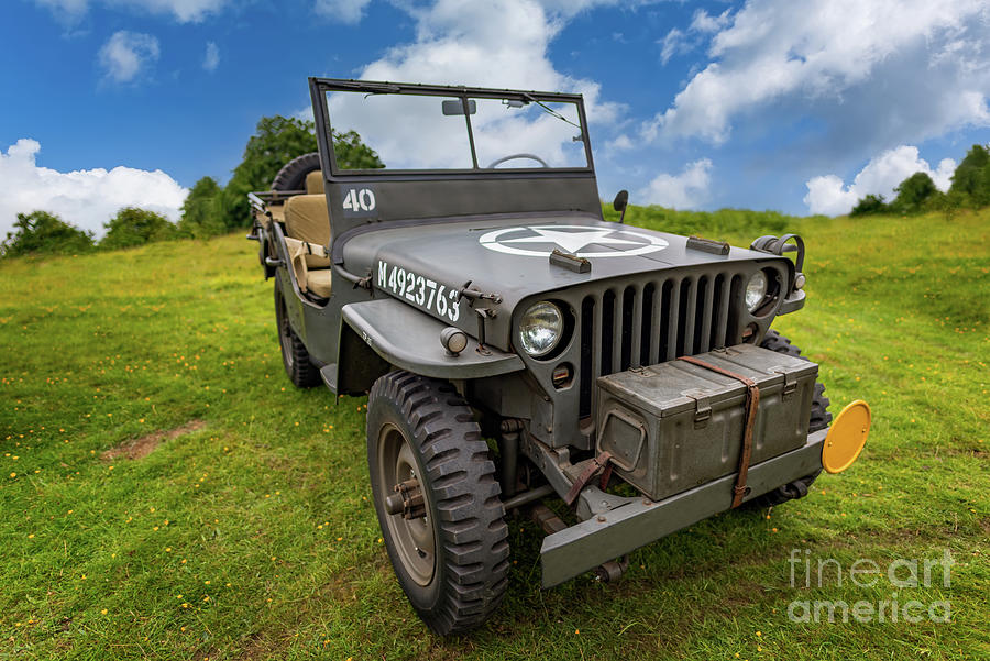 Willys Military Jeep Photograph by Adrian Evans