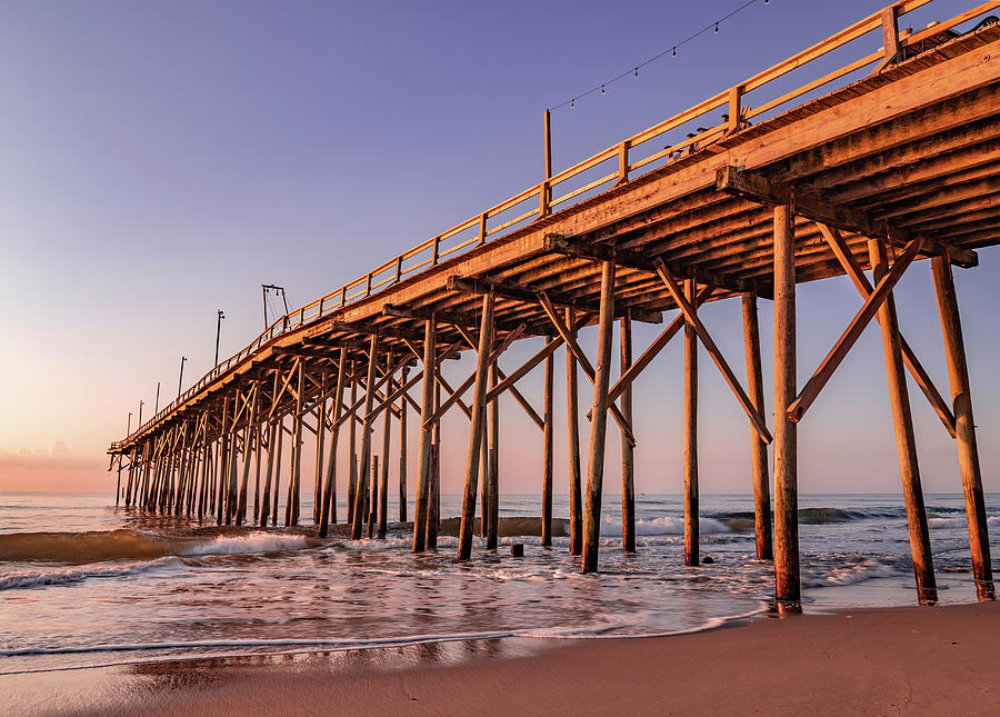 Wilmington Pier at Golden Hour Photograph by Josh Brahm | Fine Art America