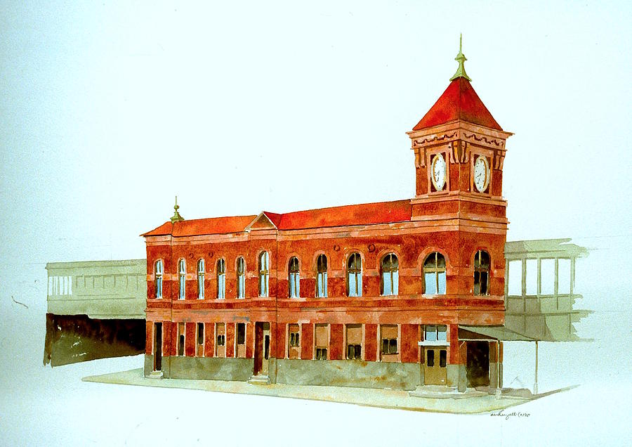 Wilmington Train Station Painting by William Renzulli