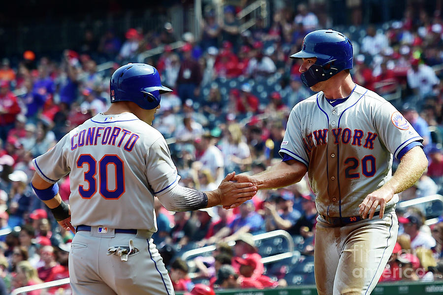 Wilson Ramos and Michael Conforto Photograph by Patrick Mcdermott Wilson Ramos and Michael Conforto Photograph by Patrick Mcdermott