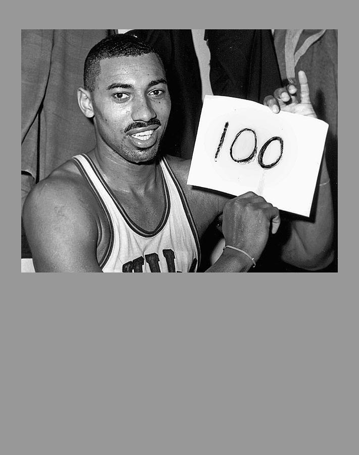 Wilt 100 Point Game Statline Chamberlain American Basketball Player ...