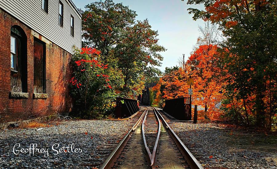 Wilton, NH Railroad Bridge Photograph by Geoffrey Settles - Fine Art ...