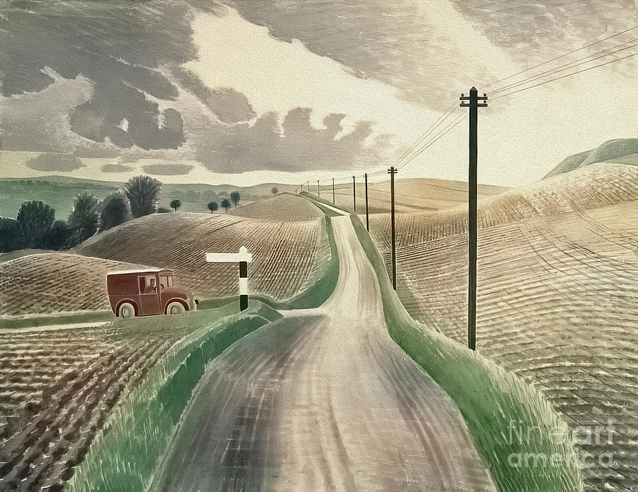 Wiltshire Landscape by Eric Ravilious Photograph by Jack Torcello
