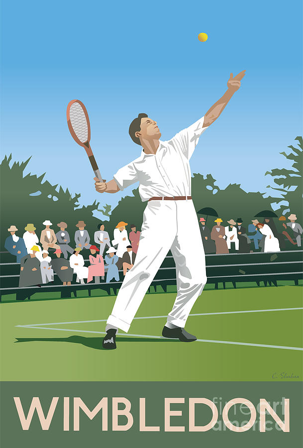 Wimbledon Drawing by Christopher Sheehan Fine Art America